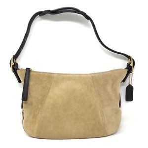 COACH Suede hobo purse, vintage, made in USA